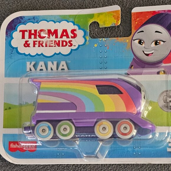 Thomas & Friends Kana Rainbow Metal Push Along Train Engine 2022 - Picture 1 of 4